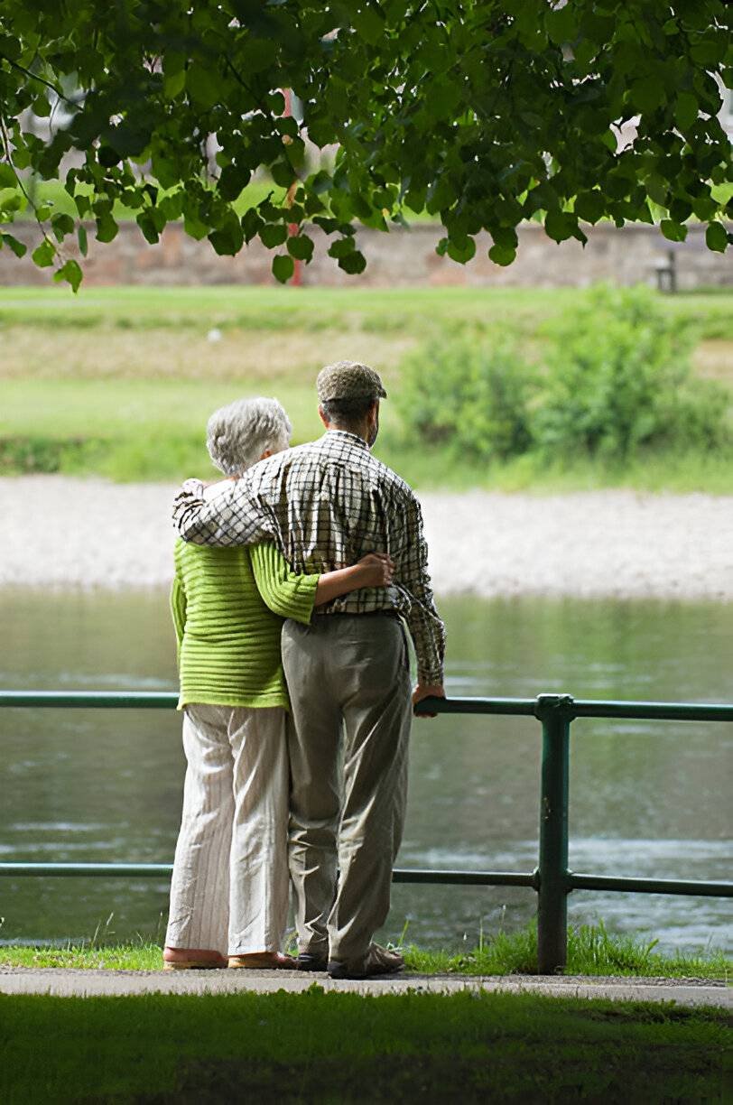 elder couple